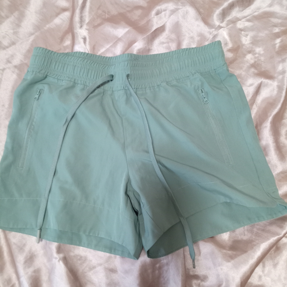 Women's Athletic Shorts in Light Green